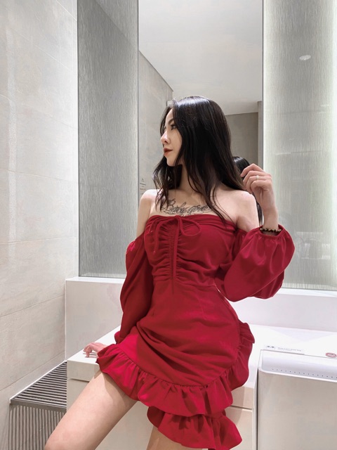 Đầm bèo bẹt vai Stella | BigBuy360 - bigbuy360.vn