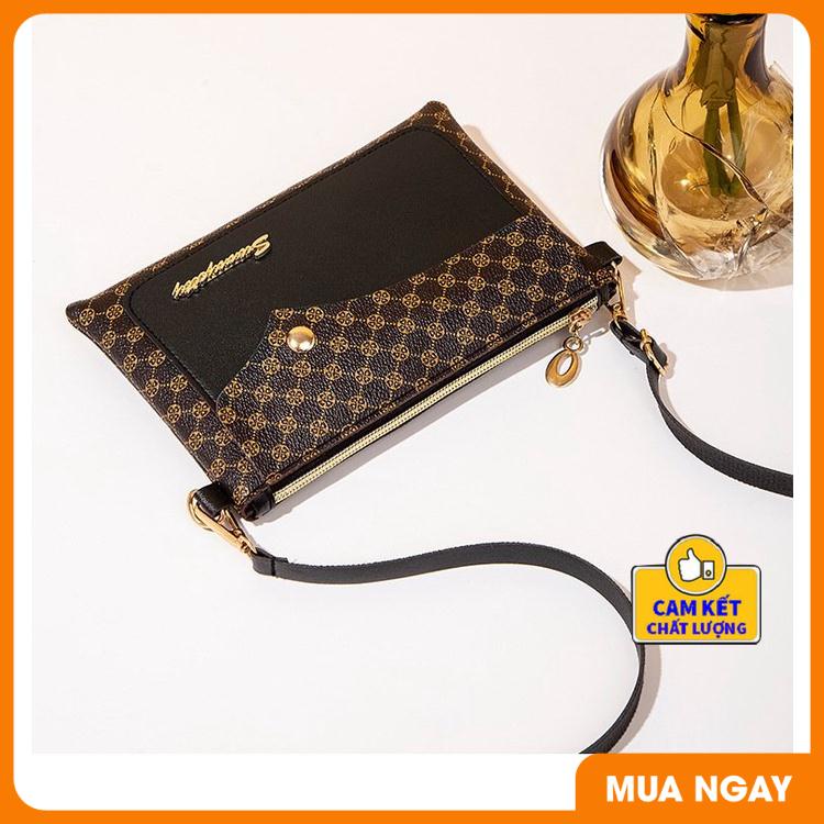 Túi đeo chéo nữ mini đẹp kiêm ví cầm tay đựng điện thoại, đồ dùng cá nhân có dây đeo tùy chỉnh thời trang cá tính ST927