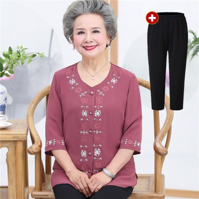 Bộ quần áo người già (theunguc)_hàng sẵn  hàng loại 1