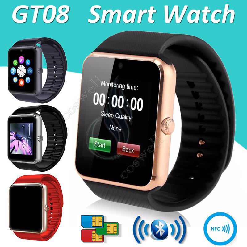 Đồng hồ thông minh GT08 dùng thẻ sim bluetooth hỗ trợ android