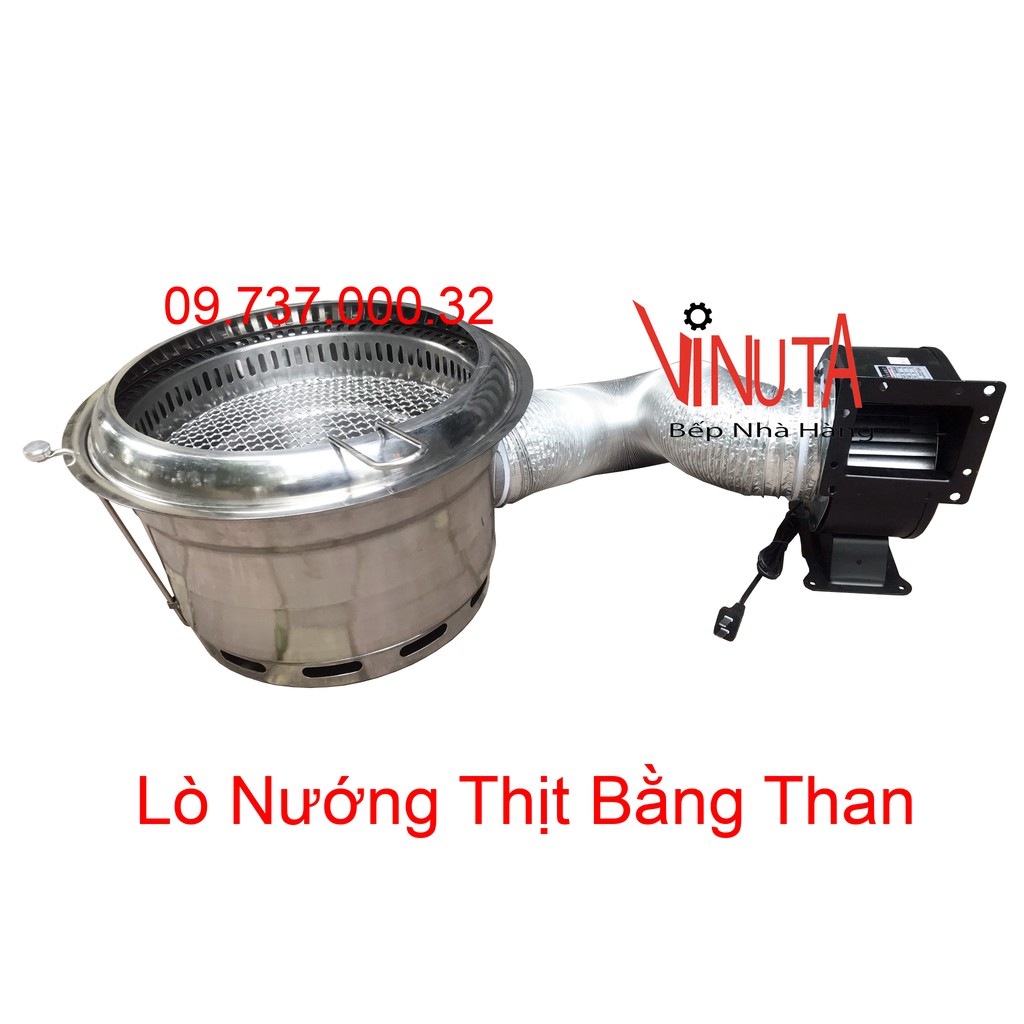 Bếp nướng tại bàn, lò nướng thịt bằng than, bếp nướng inox gia đình, quán ăn nhỏ