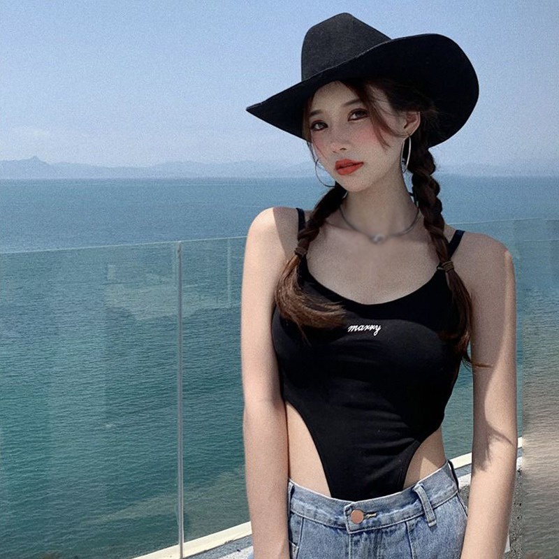 Áo liền quần Tay Ngắn Cổ Tròn Màu Sắc Thanh Lịch
