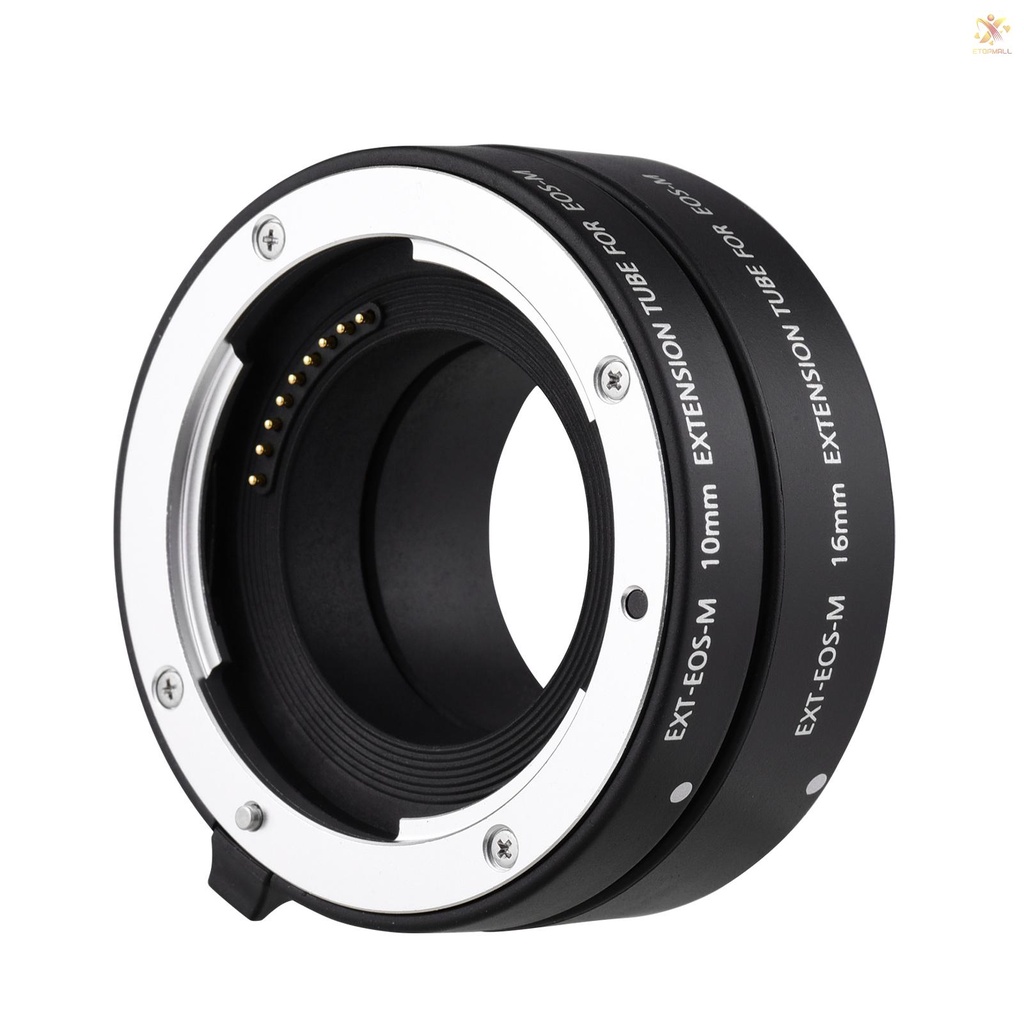 ET DG-EOS M Automatic Extension Tube 10mm and 16mm Auto Focus for  EF-M Mount Series Mirrorless Camera and Lens