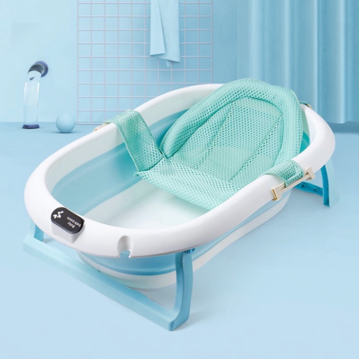 THAU CHẬU TẮM CHO BÉ GẤP GỌN SIZE TO BABYJOY MART ( HÀNG CAO CẤP )