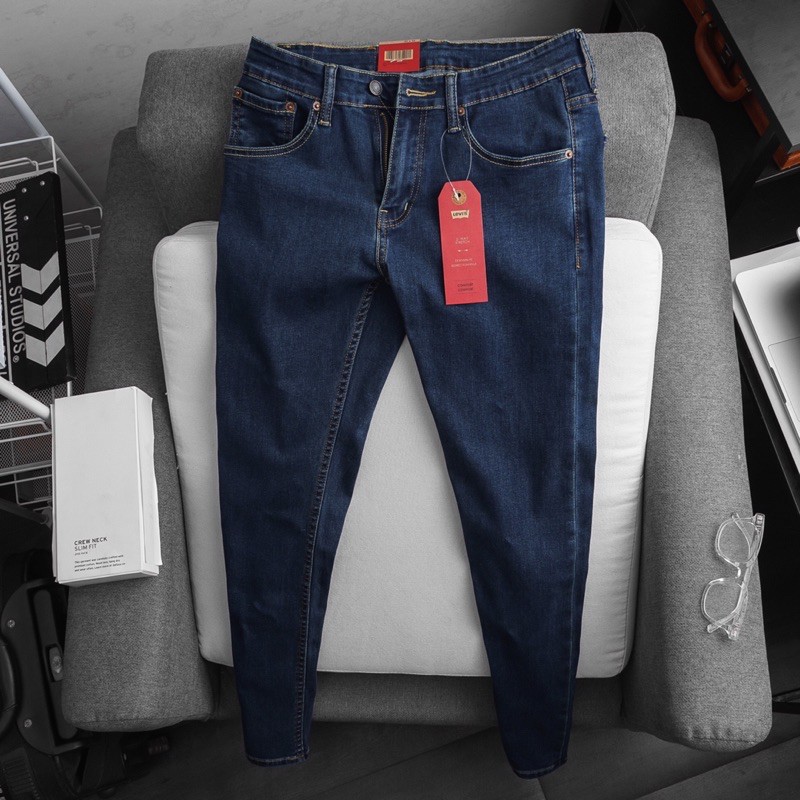 [⚡Mua 2 tặng 1 quà⚡️] Quần jean nam ống đứng chất bò đẹp co giãn