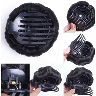 Kẹp Cặp Tóc Búi Hình Hoa Bằng Tóc