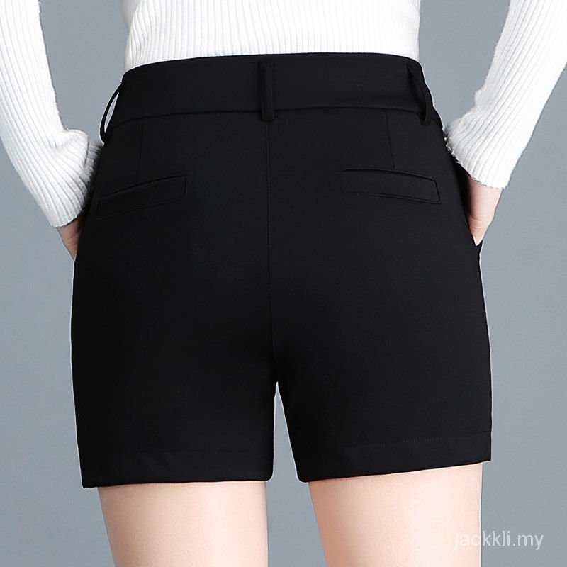 Đen Quần Short Cotton Lưng Cao Co Giãn Thời Trang Mùa Hè Dành Cho Nữ 2021 | BigBuy360 - bigbuy360.vn