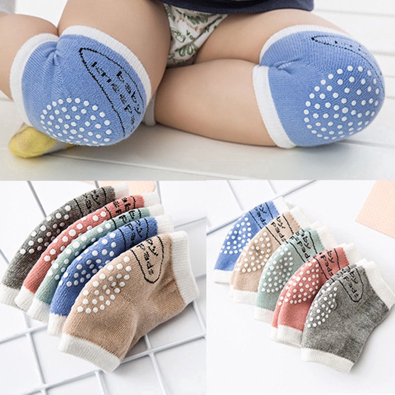Vớ Chất Liệu Cotton Bảo Vệ Đầu Gối Chống Trượt Cho Bé