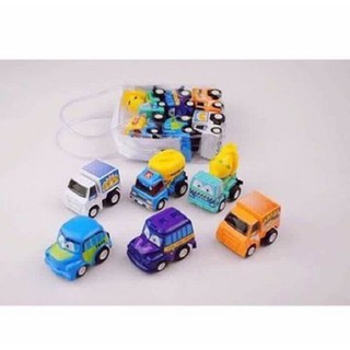 Bộ 6 Xe Ô Tô Chạy Dây Cót Cho Bé