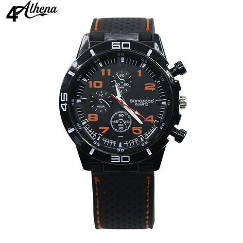 Đồng hồ đeo tay nam , mặt hình phi công , dây silicone , phong cách thể thao | BigBuy360 - bigbuy360.vn