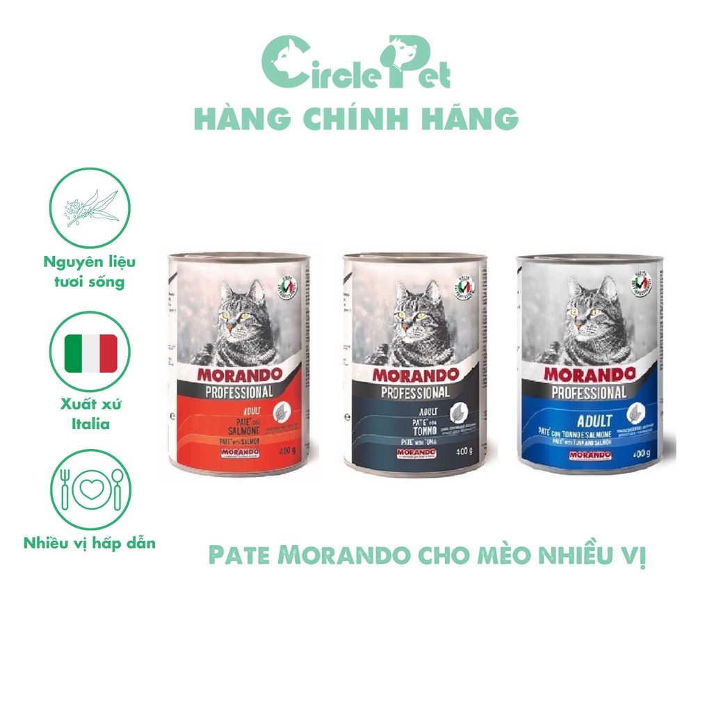 Pate Cho Mèo Morando Miglitor Gatto Professional Nhiều Vị Đa Dạng Thơm