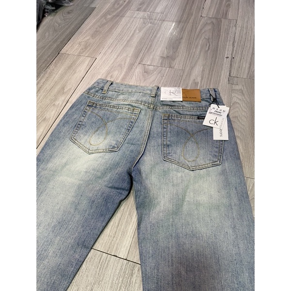 Quần bò xuông nam CK ke.vil Leviss 2216, quần bò nam ống xuông thời trang