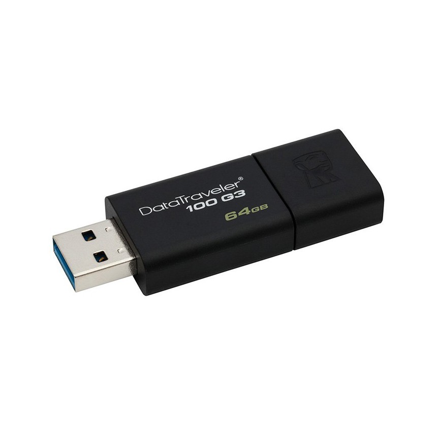 Bộ 2 USB 3.0 Kingston DT100G3 64GB tốc độ upto 100MB/s - Hãng phân phối chính thức