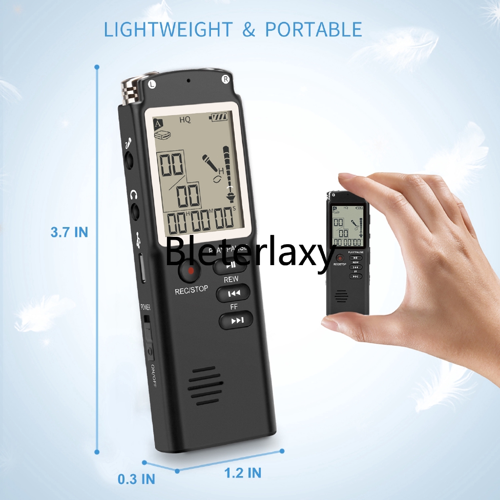16GBVoice Recorder USB Professional 96 Hours Dictaphone Digital Audio Voice Recorder With WAV,MP3 Player