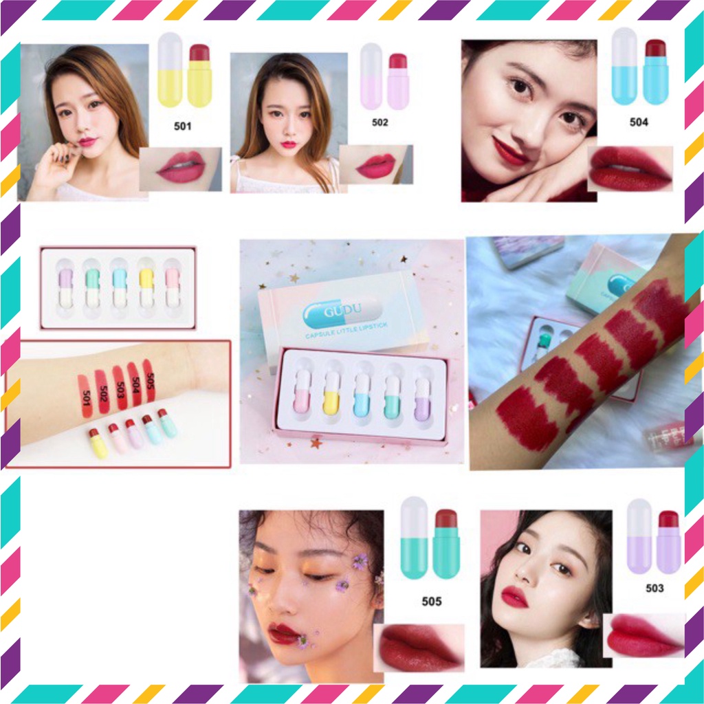 Set Son 5 Cây Mini GUDU