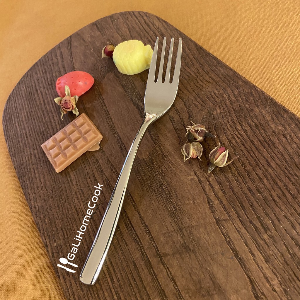 Dĩa, nĩa ăn bánh, ăn trái cây inox 304 SOLA phong cách Châu Âu sang trọng cao cấp | GaliHomecook Dessert plate DiaSOLA-3