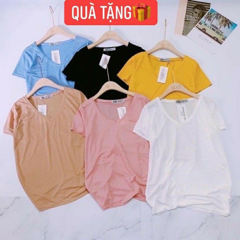 Áo thun giấy zaza 💥 SIÊU XINH 💥 áo cộc tay nữ chất liệu nhẹ, mềm mại, thoáng mát | BigBuy360 - bigbuy360.vn