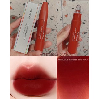 SON KEM BÓP MAMONFE CREAMY TINT SQUEEZE LIP MÀU SỐ 10 - RETRO ROSE