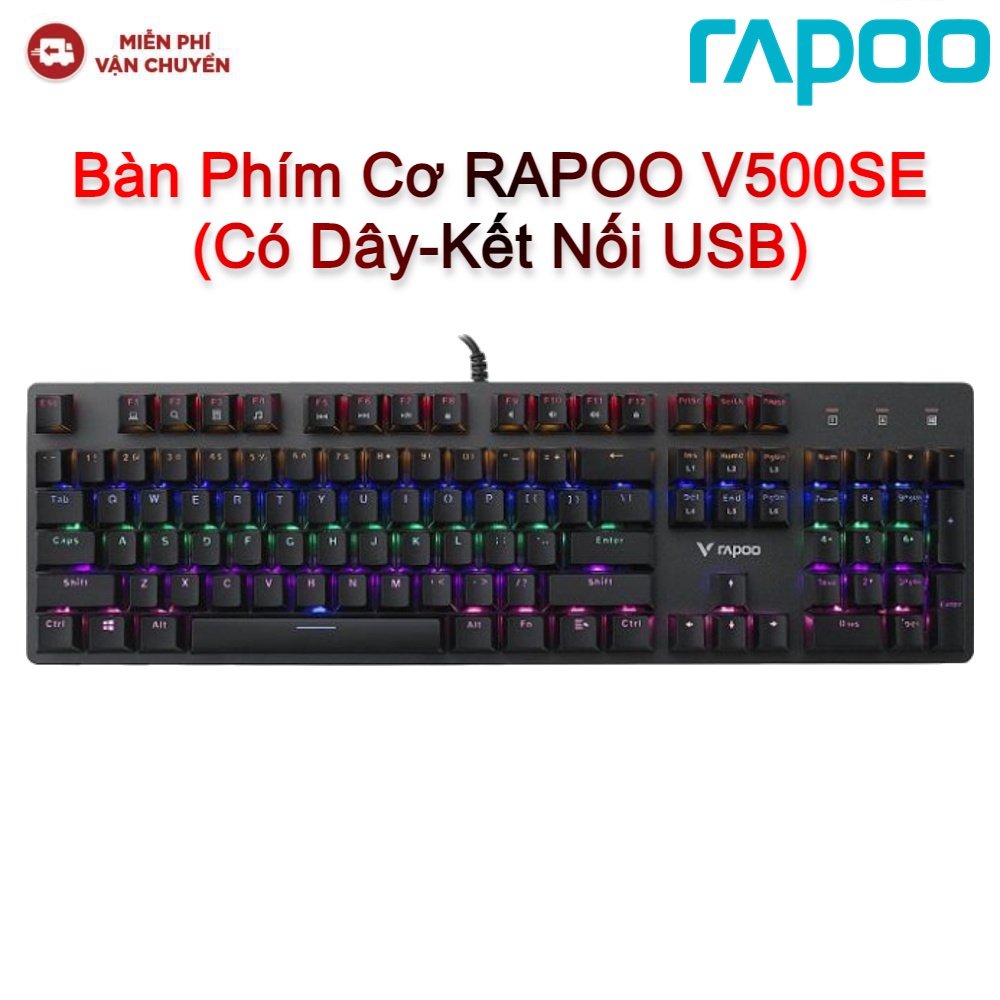 Bàn Phím Cơ RAPOO V500SE (Có Dây-Kết Nối USB)