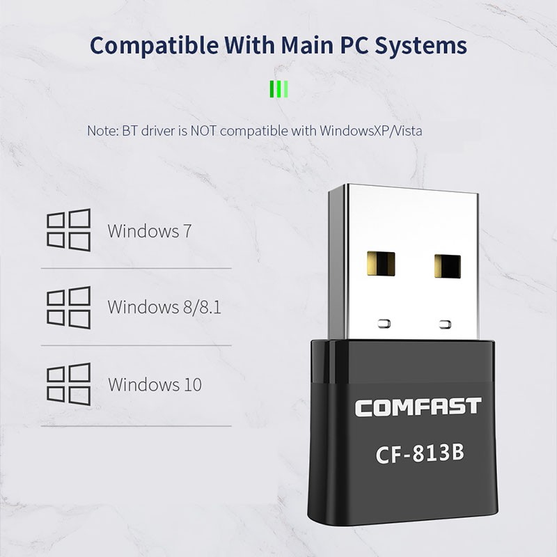 Usb Wifi Wifi Không Dây Comfast Bluetooth 4.2 650mbps Cho Pc