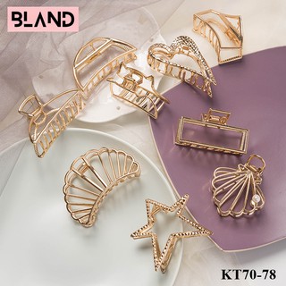 Kẹp càng cua, kẹp tóc kim loại, búi tóc sau nhiều hình dáng xinh xắn