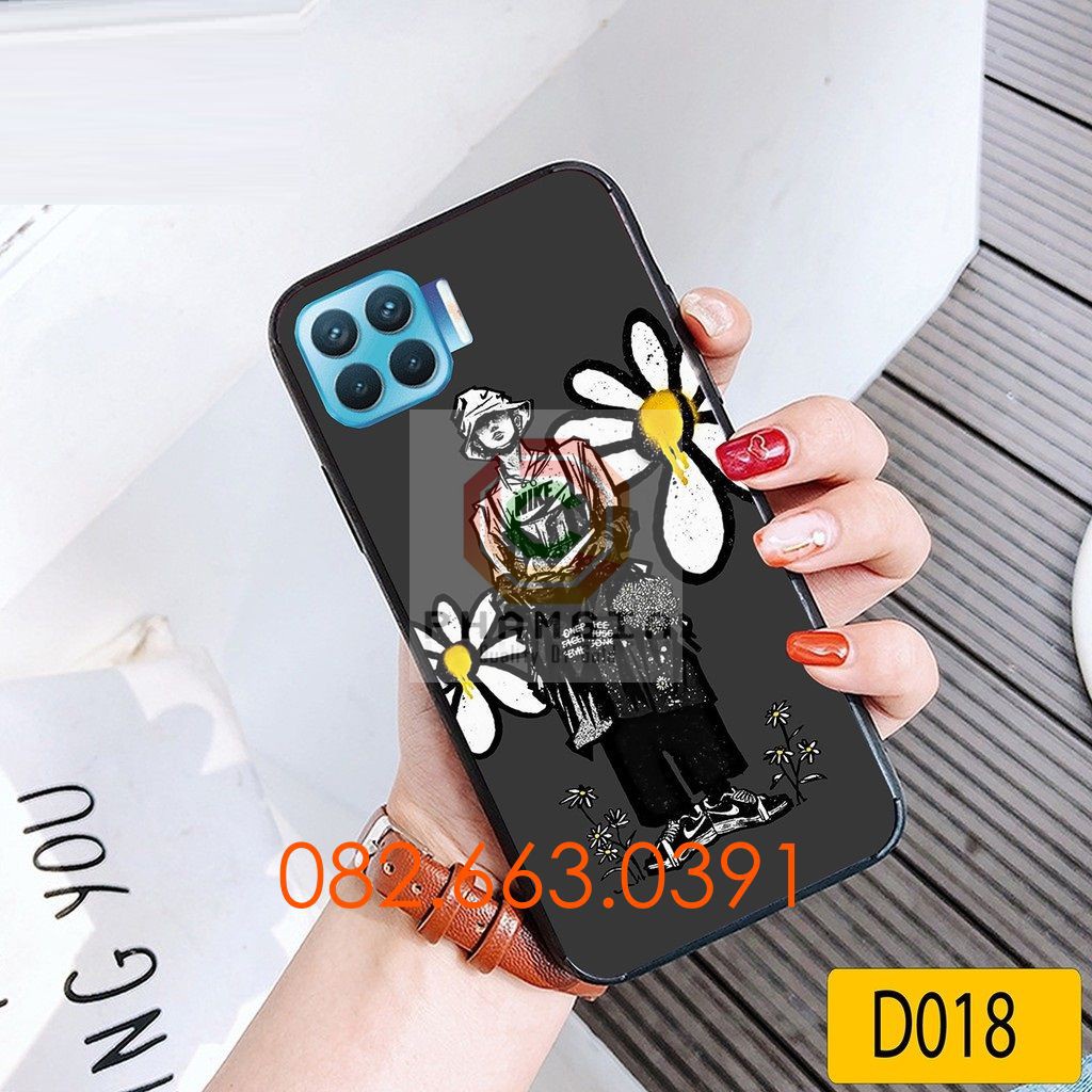 Ốp lưng Oppo A73 dẻo in hình hoa cúc GD siêu đẹp