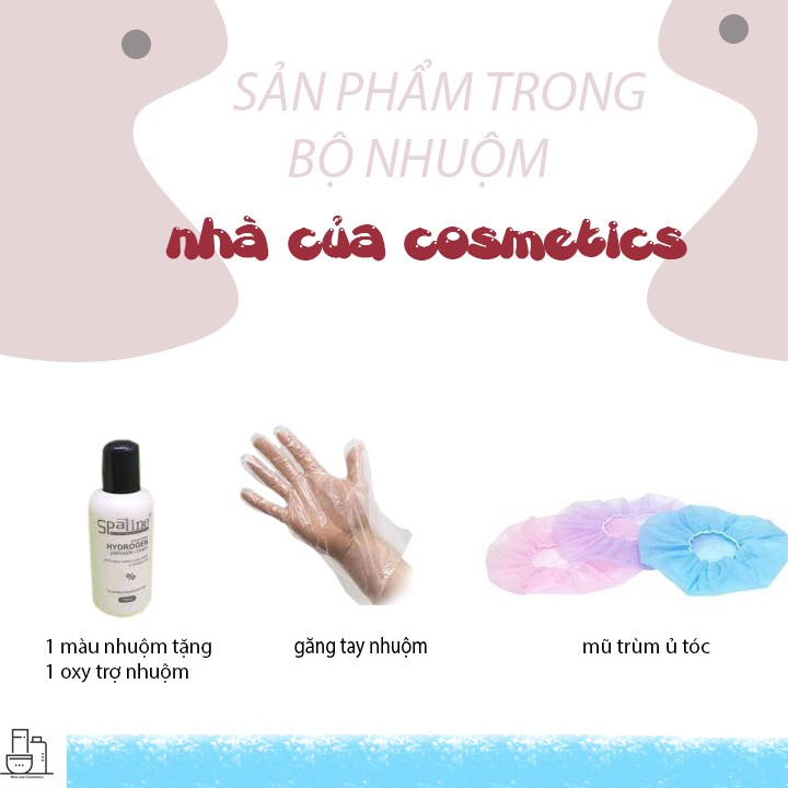 THUỐC NHUỘM TÓC NÂU KHÓI TRẦM TẶNG TRỢ NHUỘM OXY