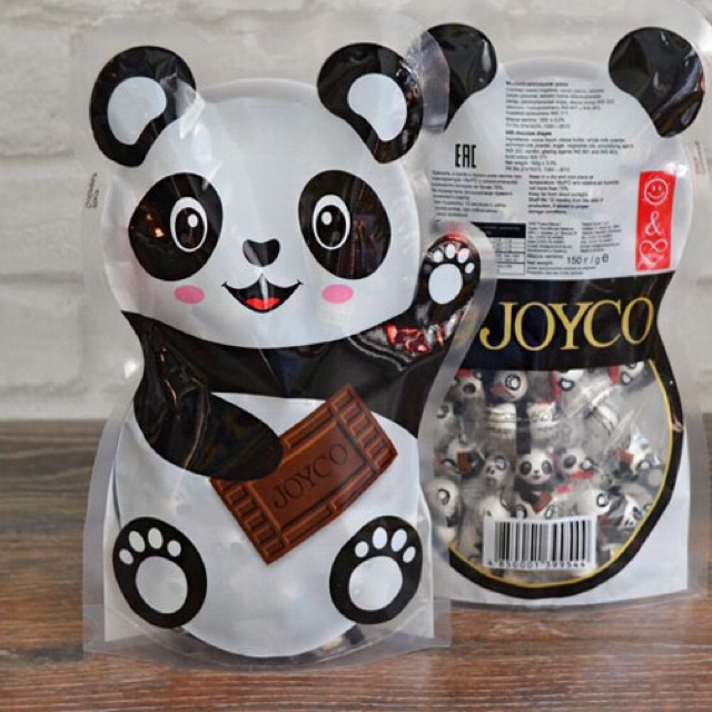 (Sỉ) Thùng 20 gói x 150gr/ gói kẹo socola gấu trúc Nga