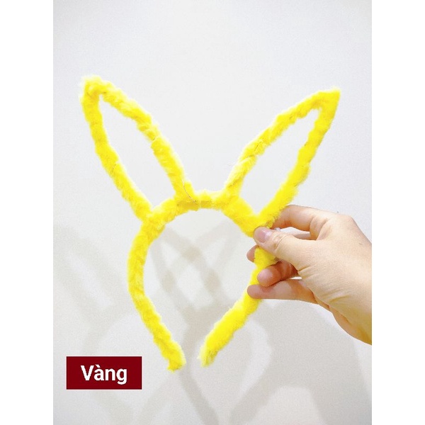 Bờm tai thỏ lông phát sáng cho bé