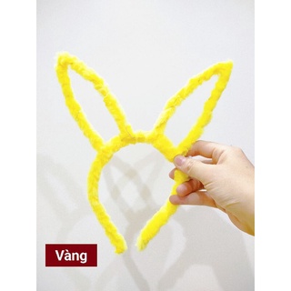 Bờm tai thỏ lông phát sáng cho bé