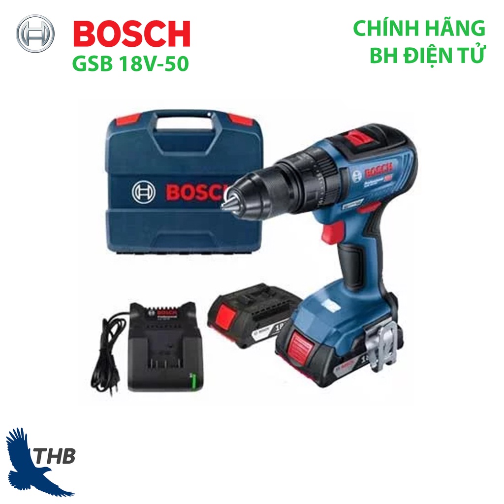 Máy khoan động lực dùng pin Bosch GSB 18V-50