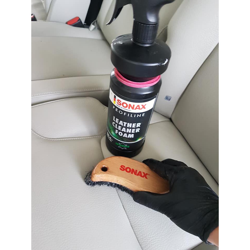 Làm sạch ghế da ô tô 1lit - SONAX PROFILINE Leather Cleaner Foam(1chai)