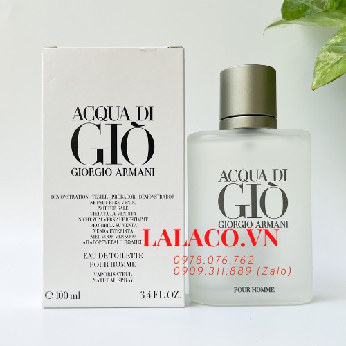 Nước hoa Nam Giorgio Armani Acqua Di Gio Pour Homme 100ml (gio trắng) - Hàng Pháp