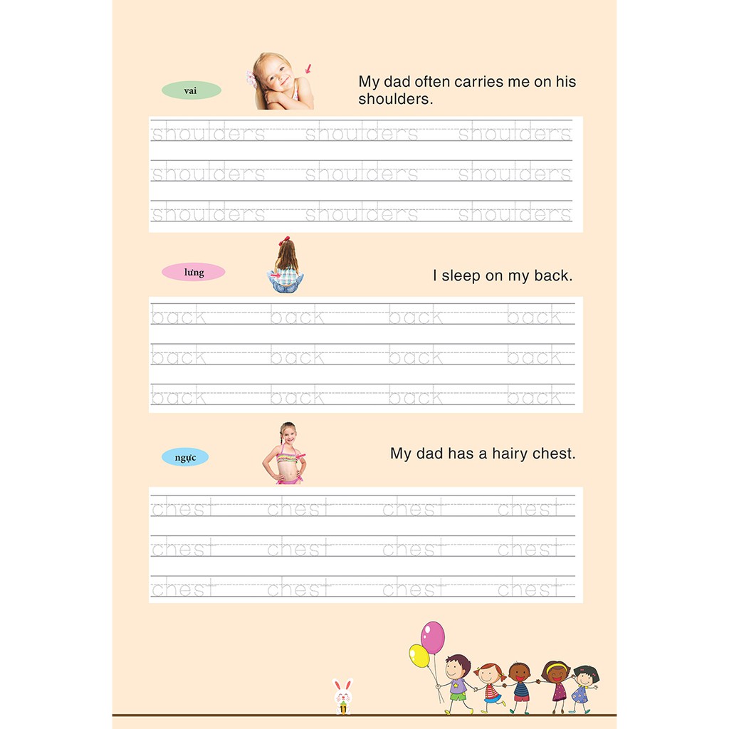 Sách - Easy English Writing For Kids - Bé Khám Phá Bản Thân