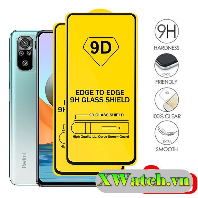 Cường Lực Full Màn Xiaomi Redmi 12C Note 10 pro / note 10 pro max  Redmi note 10 5g /  Redmi note 10 pro 5G