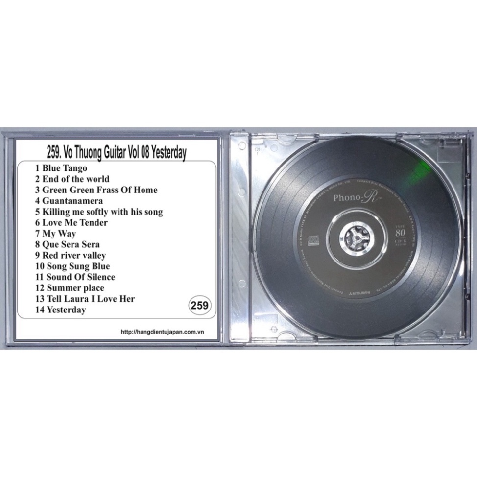 Bộ 5 Đĩa CD Vô Thường Guitar