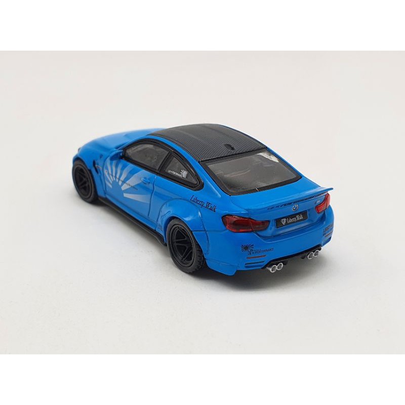 Xe Mô Hình LB*WORKS BMW M4 BaBy Blue LHD 1:64 Mini GT ( Xanh Biển)