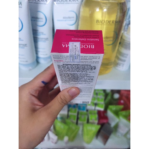 Kem Dưỡng Ẩm Bioderma Sensibio Defensive Active Soothing Cream  làm dịu da dành cho da nhạy cảm 40ml