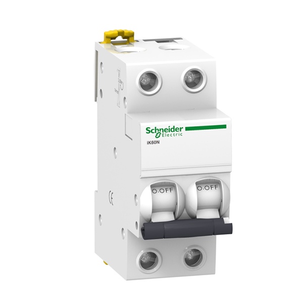A9K27210 Cầu dao tự động MCB  dòng cắt 6kA 2 pha 10A Acti9 Schneider