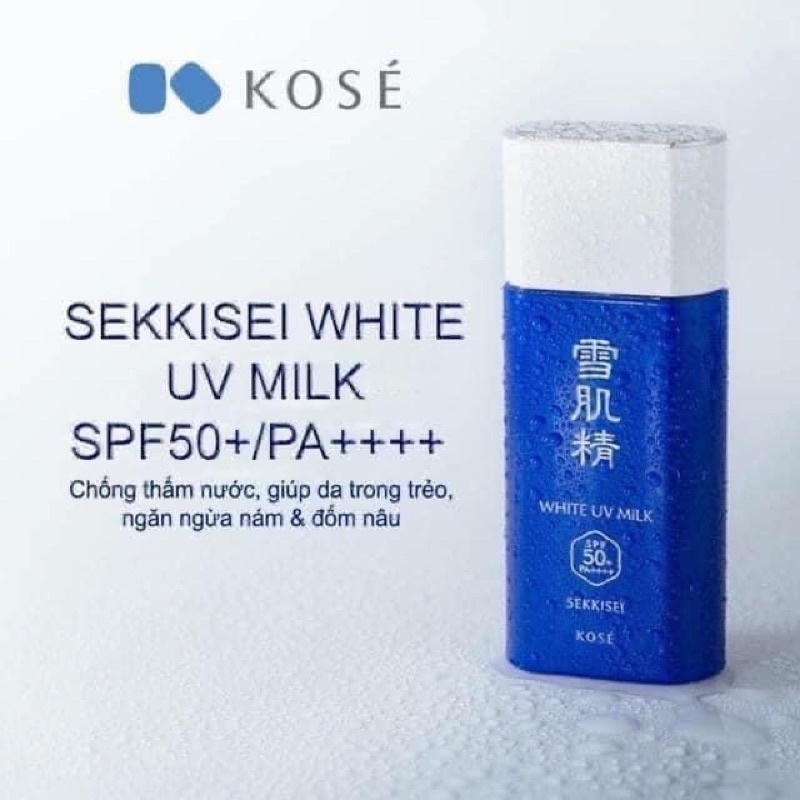 Kem chống nắng Kose Sekkisei Sun Protect Milk SPF50+/PA++++