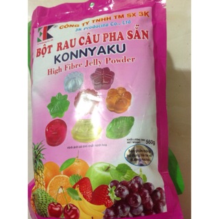 Rau câu pha sẵn vị dâu 560g