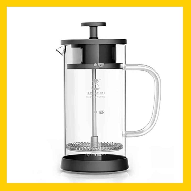 Bình Pha Cà Phê French Press Timemore 3.0 | Hai Lớp Lọc Cà Phê