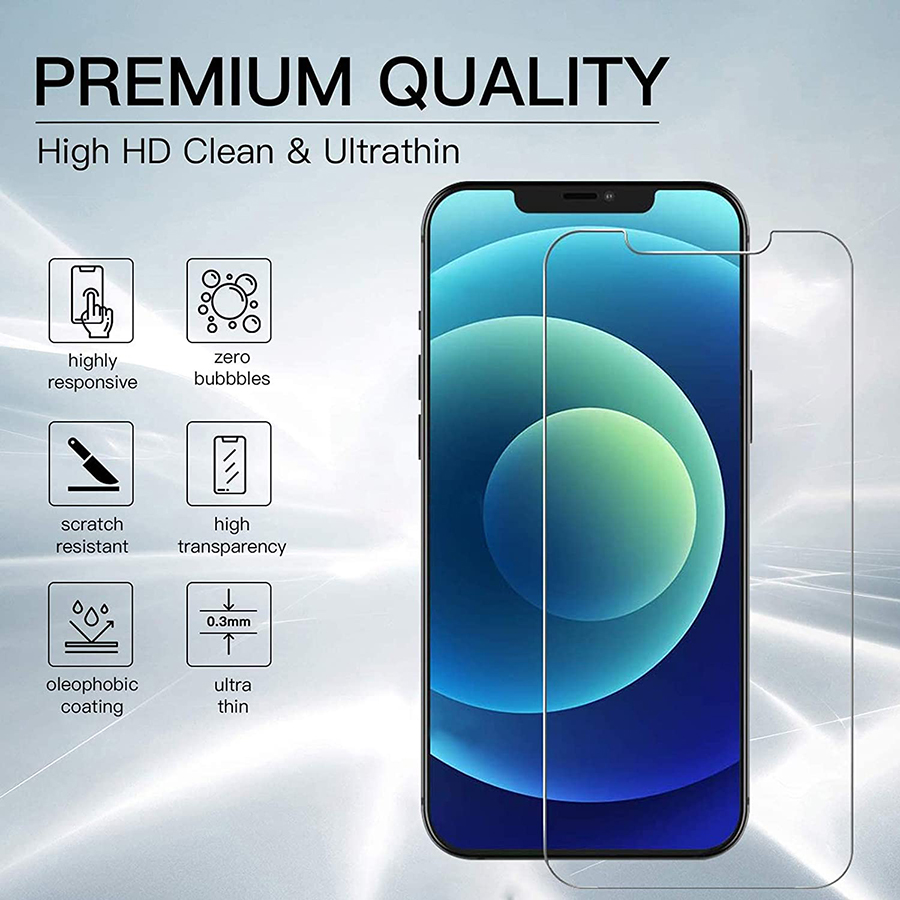 Kính Cường Lực Bảo Vệ Màn Hình Cho for iphone 12 / 12 Mini / 12 Pro Max