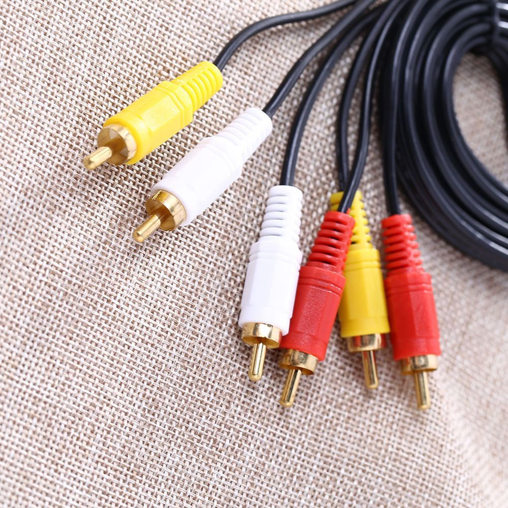 Dây cáp nối dài NANZHIJIA AV M/M Audio 3 RCA nhiều màu