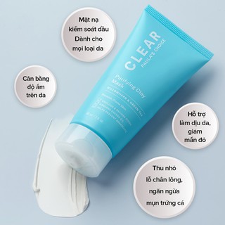 Mặt Nạ Đất Sét Dành Cho Da Mụn Paula's Choice Clear Purifying Clay Mask 88ml