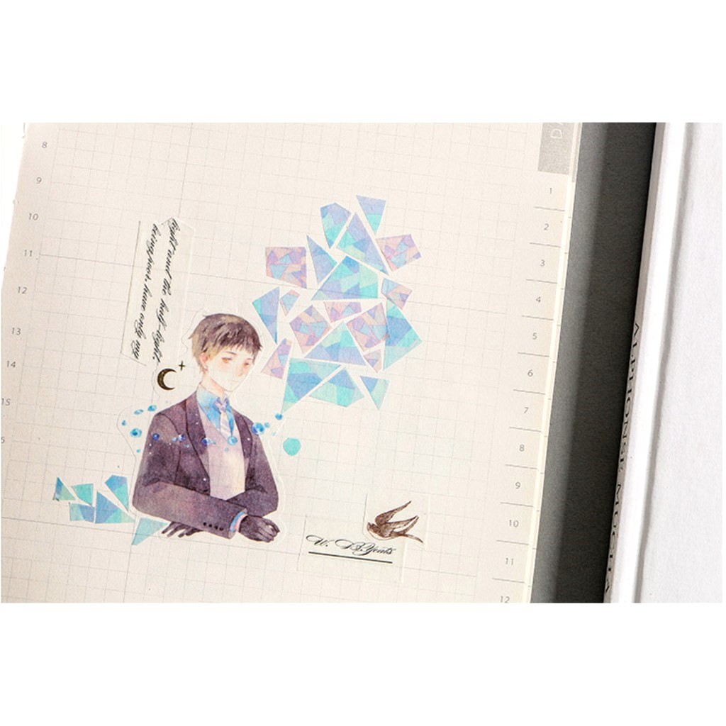 Enjoymore 🖼 Set 40 Sticker Khung Ảnh Cổ Điển Châu Âu Trang Trí Bullet Journal Scrapbook Nhật Ký Planner Miếng Dán SN124
