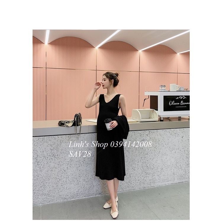 SET ÁO VÁY LEN BẦU SAV28