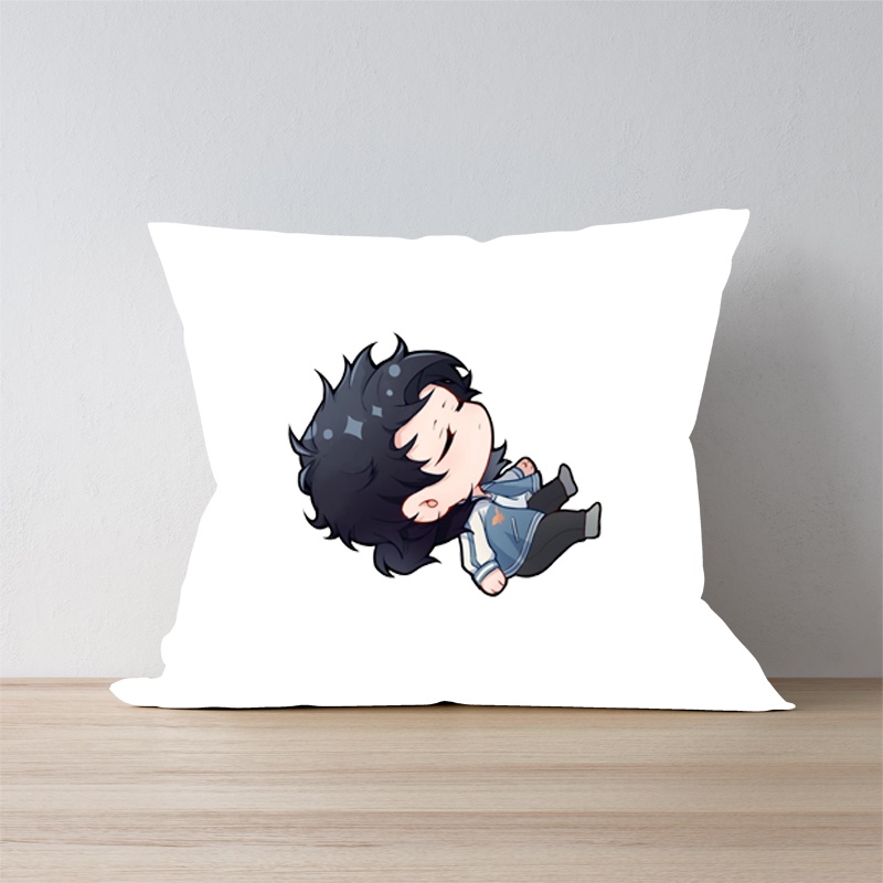 Gối in hình Người đại diện thời gian chibi anime xinh xắn tiện lợi chất đẹp