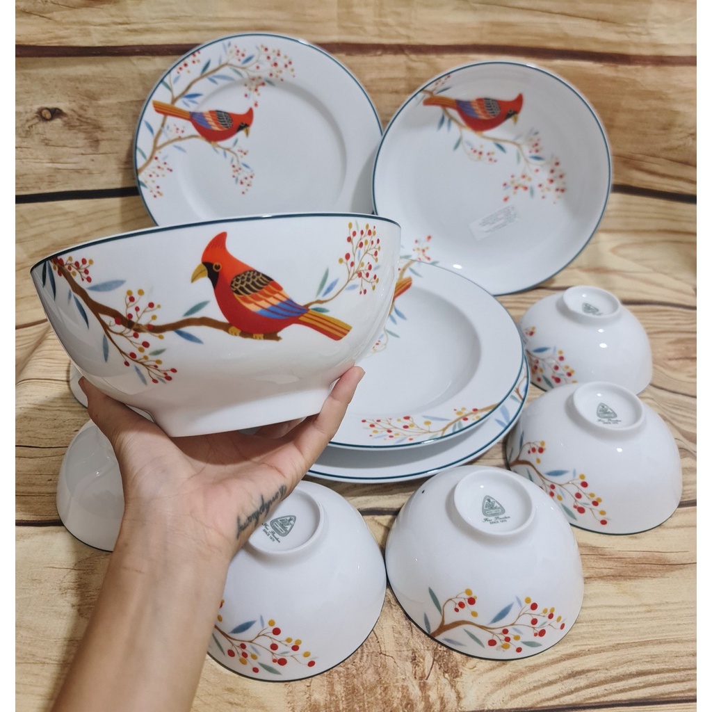 bộ tô chén dĩa Quả Đầu Mùa sứ Minh Long - bộ tô chén dĩa quả đầu mùa sứ minh long