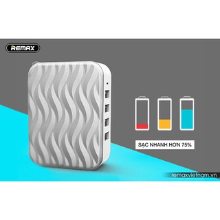Củ sạc Remax Wave RP-U41 4 cổng USB